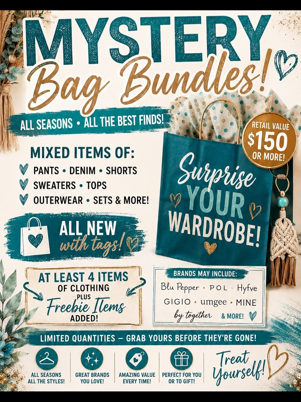 Mystery Bag Bundle - All Brand New Plus Extras!